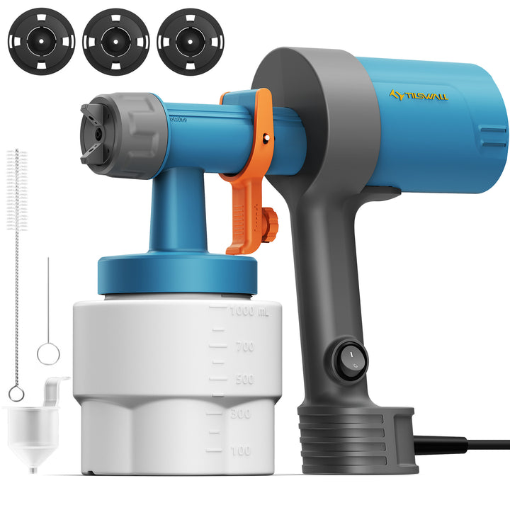 Tilswall Shark 600 Ultra-Light HVLP Electric Spray Paint Gun